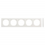 Рамка 5 постов LAVERO Classic 1013100145, Белый матовый