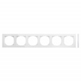 Рамка 6 постов LAVERO Classic 1010100146, Белый