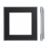 Рамка 1 пост LAVERO Classic 1016400241, Черный матовый