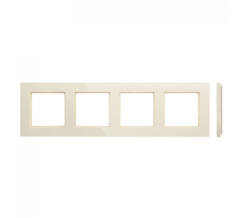 Рамка 4 поста LAVERO Classic 1010200244, Слоновая кость