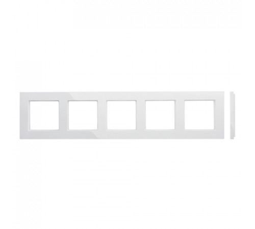 Рамка 5 постов LAVERO Classic 1010100245, Белый