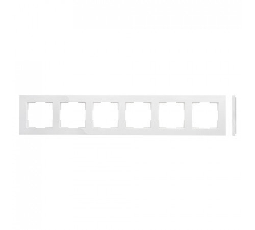 Рамка 6 постов LAVERO Classic 1010100246, Белый