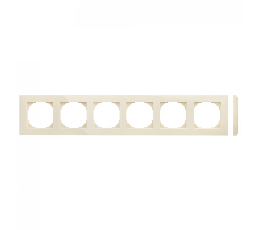 Рамка 6 постов LAVERO Classic 1010200246, Слоновая кость