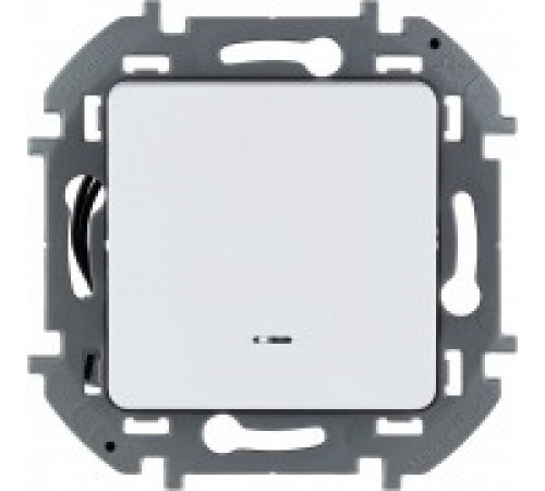 Выключатель одноклавишный с подсветкой/индикацией 10 AX 250 В~ Legrand/IEK Inspiria, белый
