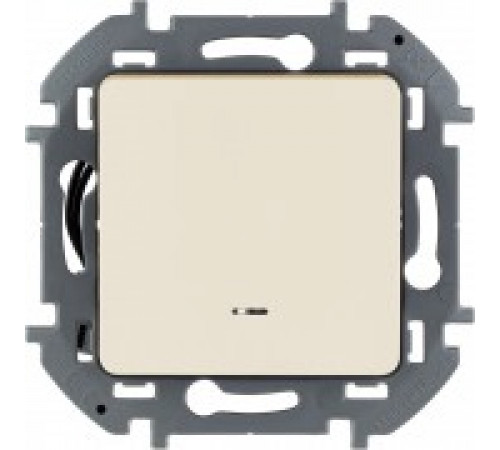 Переключатель одноклавишный с подсветкой/индикацией 10 AX 250 В~ Legrand/IEK Inspiria, слоновая кость