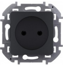 Розетка 2К 16 А - 250 В~ Legrand/IEK Inspiria, антрацит