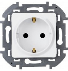 Розетка 2К+З немецкий стандарт 16 А - 250 В~ Legrand/IEK Inspiria, белый