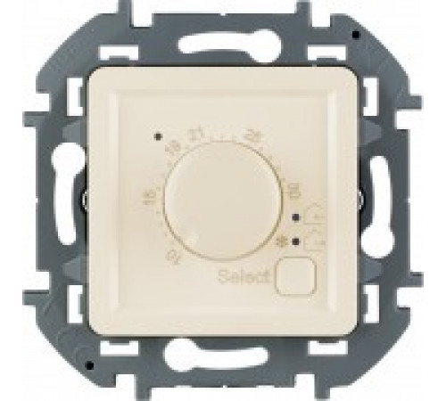 Термостат с внешним датчиком для тёплых полов Legrand/IEK Inspiria, слоновая кость