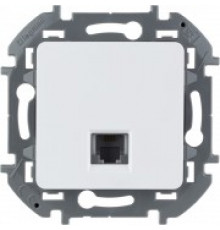 Телефонная розетка RJ11 Legrand/IEK Inspiria, белый