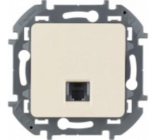 Телефонная розетка RJ11 Legrand/IEK Inspiria, слоновая кость