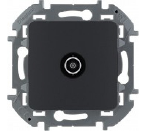 Розетка TV проходная 14 дБ 5-862 мГц Legrand/IEK Inspiria, антрацит
