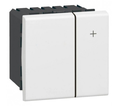Светорегулятор 400Вт, 2 модуля Legrand Mosaic, белый