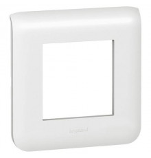 Рамка на 1 пост (2 модуля) Legrand Mosaic, белый