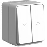 Выключатель для жалюзи Atlas Design Profi 54, без фиксации, цвет - серый