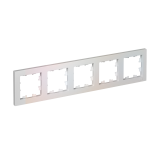 5-постовая рамка, универсальная Systeme Electric AtlasDesign, Жемчуг