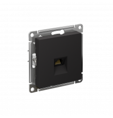 РОЗЕТКА компьютерная RJ45 кат. 5e, механизм Systeme Electric AtlasDesign, Карбон
