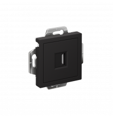 РОЗЕТКА HDMI, механизм Systeme Electric AtlasDesign, Карбон