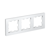 3-постовая рамка, универсальная Systeme Electric AtlasDesign, Лотос