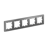 5-постовая рамка, универсальная Systeme Electric AtlasDesign, Сталь