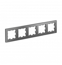 5-постовая рамка, универсальная Systeme Electric AtlasDesign, Сталь