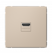 РОЗЕТКА HDMI, механизм Systeme Electric ArtGallery, Песочный