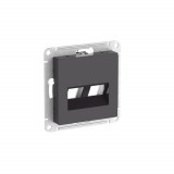 НАКЛАДКА двойная для информационных функций типа Keystone Systeme Electric AtlasDesign, Базальт