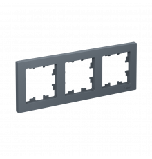 3-постовая рамка, универсальная Systeme Electric AtlasDesign, Грифель