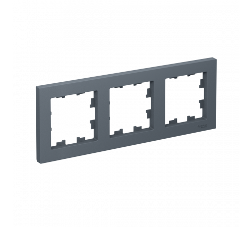 3-постовая рамка, универсальная Systeme Electric AtlasDesign, Грифель