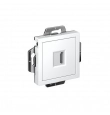 РОЗЕТКА HDMI, механизм Systeme Electric AtlasDesign, Белый