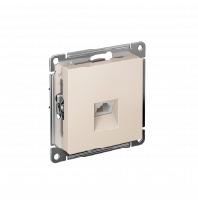 РОЗЕТКА телефонная RJ11, механизм Systeme Electric AtlasDesign, Бежевый