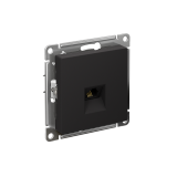 РОЗЕТКА телефонная RJ11, механизм Systeme Electric AtlasDesign, Карбон