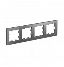 4-постовая рамка, универсальная Systeme Electric AtlasDesign, Сталь