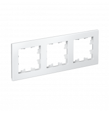 3-постовая рамка, универсальная Systeme Electric AtlasDesign, Белый