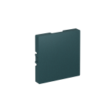 ЗАГЛУШКА без суппорта для многопостовых рамок Systeme Electric AtlasDesign, Изумруд
