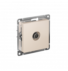 TV РОЗЕТКА оконечная 1дБ, механизм Systeme Electric AtlasDesign, Бежевый