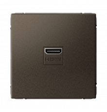 РОЗЕТКА HDMI, механизм Systeme Electric ArtGallery, Мокко