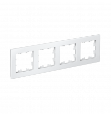 4-постовая рамка, универсальная Systeme Electric AtlasDesign, Белый
