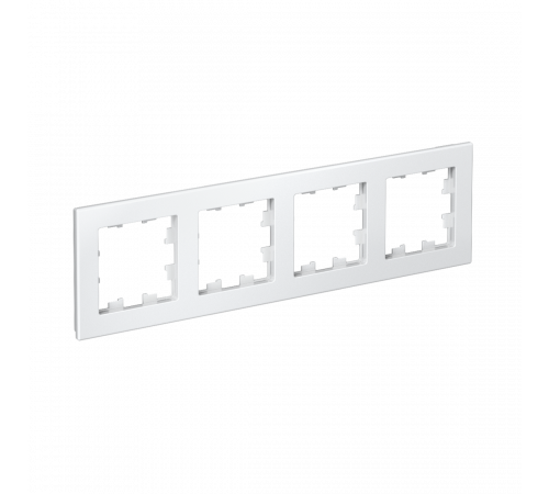 4-постовая рамка, универсальная Systeme Electric AtlasDesign, Белый