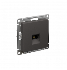 РОЗЕТКА телефонная RJ11, механизм Systeme Electric AtlasDesign, Базальт