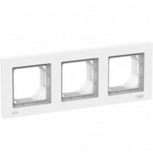 AQUA 3-постовая рамка, IP44 Systeme Electric AtlasDesign, Белый
