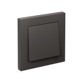 1-клавишный ВЫКЛЮЧАТЕЛЬ, сх.1, 10АХ, в сборе Systeme Electric AtlasDesign, Базальт