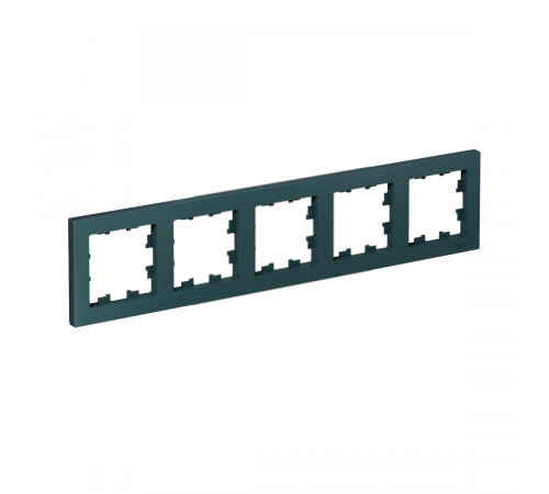 5-постовая рамка, универсальная Systeme Electric AtlasDesign, Изумруд