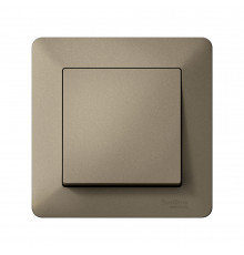 1-постовая рамка, черный Systeme Electric AtlasDesign Air, шампань/дымчатый