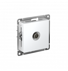 TV РОЗЕТКА оконечная 1дБ, механизм Systeme Electric AtlasDesign, Белый