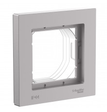 AQUA 1-постовая рамка, IP44 Systeme Electric AtlasDesign, Алюминий