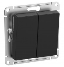 Выключатель "AtlasDеsign" IP44 С/У б/РАМКИ 2кл. (250В, 10АХ) Systeme Electric AtlasDesign, Карбон