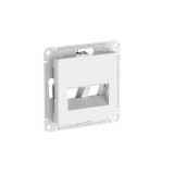 НАКЛАДКА двойная для информационных функций типа Keystone Systeme Electric AtlasDesign, Белый