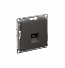 РОЗЕТКА компьютерная RJ45 кат. 5e, механизм Systeme Electric AtlasDesign, Базальт