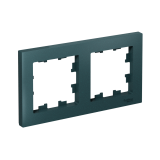 2-постовая рамка, универсальная Systeme Electric AtlasDesign, Изумруд