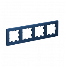 4-постовая рамка, универсальная Systeme Electric AtlasDesign, Аквамарин